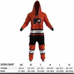 NWT Hockey Sockey Philadelphia Flyers NHL Adult Pajamas XL Soft!